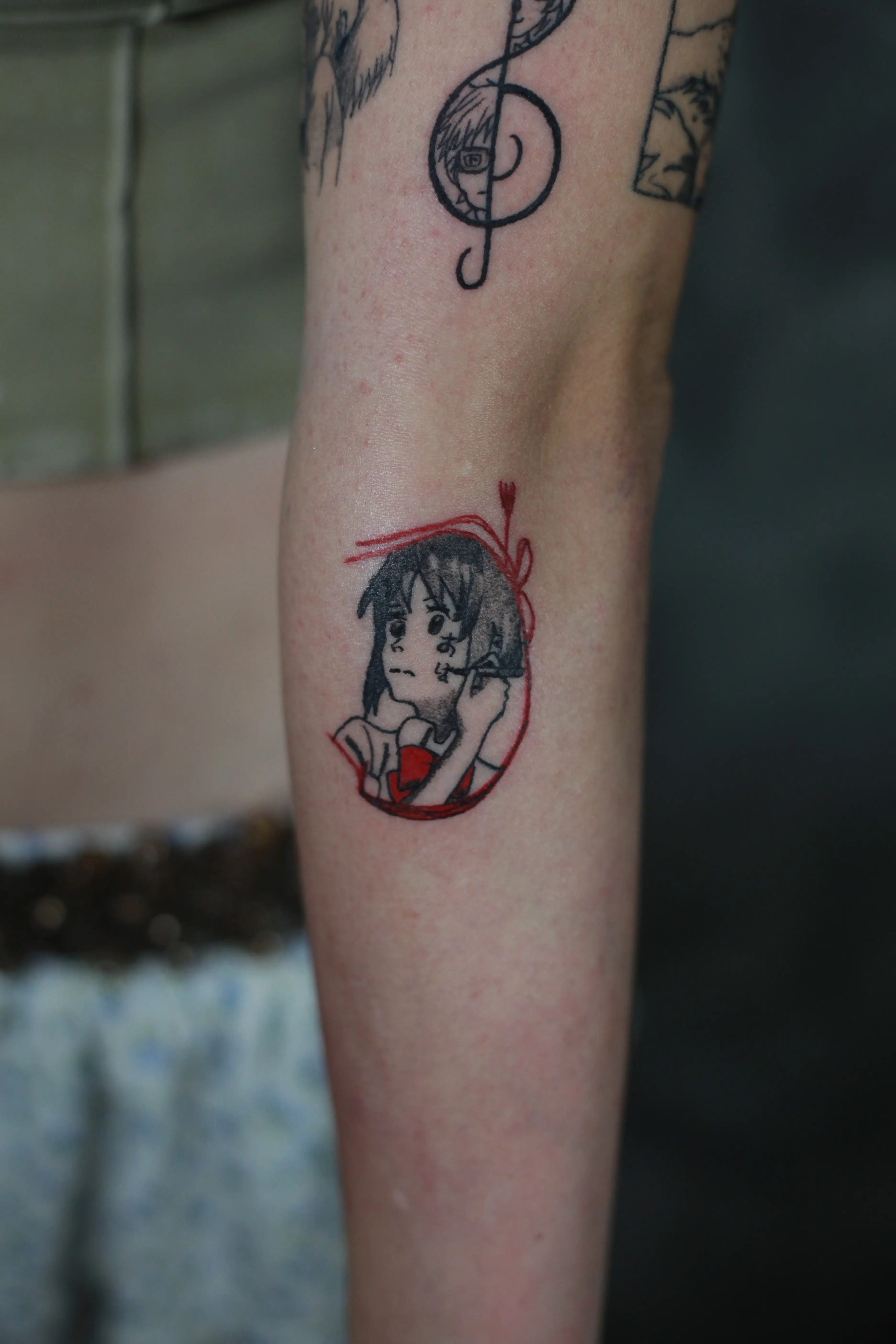 Tetovaža Small anime - Fine Line & Minimal rad Eternal Art studio